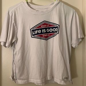 White Life is Good T-shirt